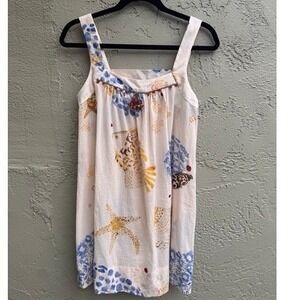 Vanessa Virginia Anthropologie NEW Sea Life Tunic Dress Boho Coastal Whimsical